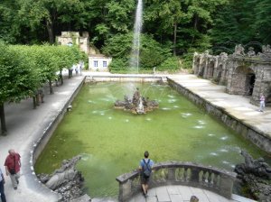 Quale momento migliore di arrivare all'Eremitage di Bayreuth, se non per i giochi d'acqua?