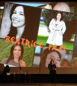 Beatrice Fazi alla Giornata per la Vita (Cinema Odeon - Firenze - 31/01/2015)